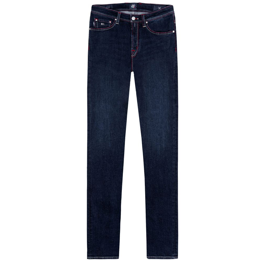 Tramarossa Blue Cotton Jeans & Pant