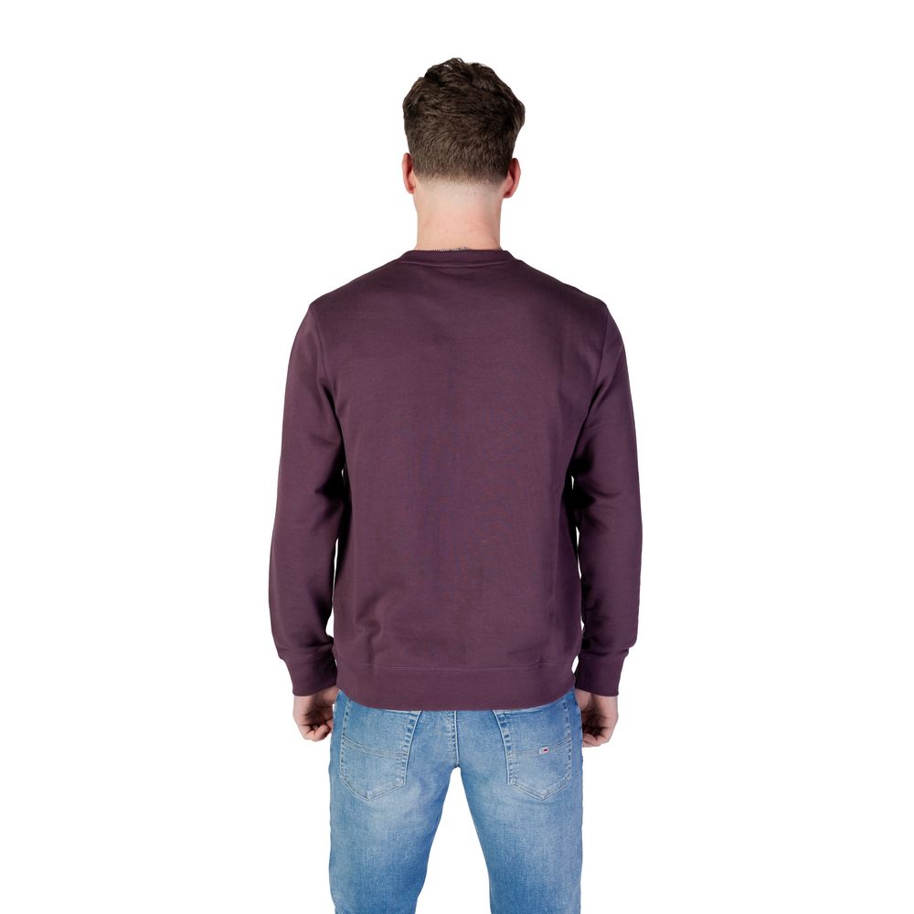 Hugo Boss Purple Cotton Sweater