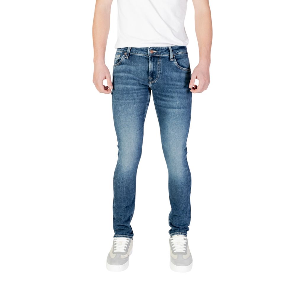 Guess Blue Cotton Jeans & Pant