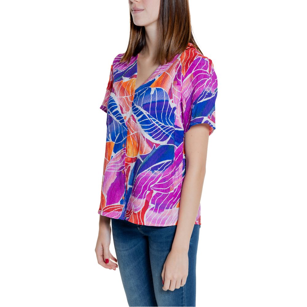 Vila Clothes Multicolor Viscose Shirt