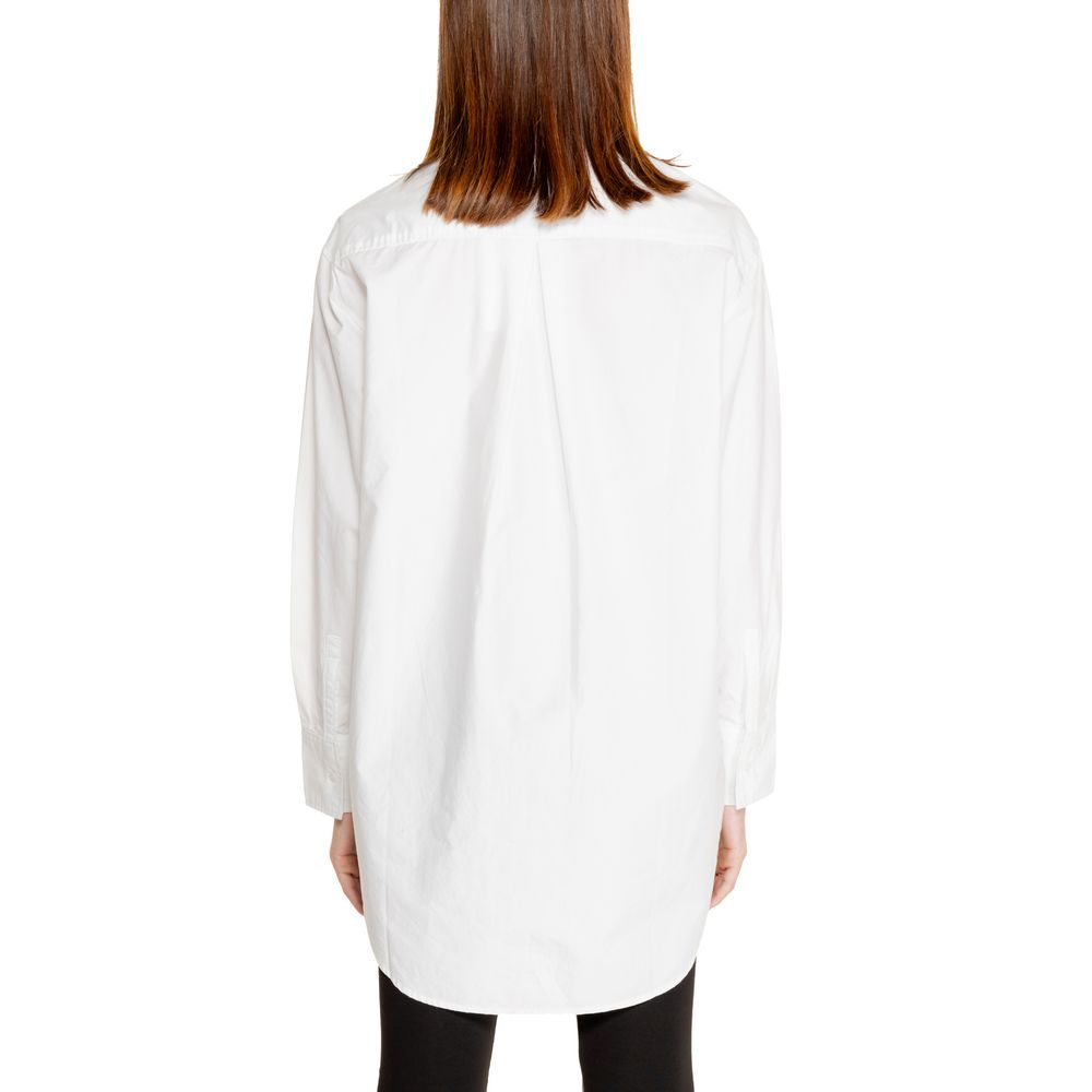 Calvin Klein Jeans White Cotton Rigenerato Sweater