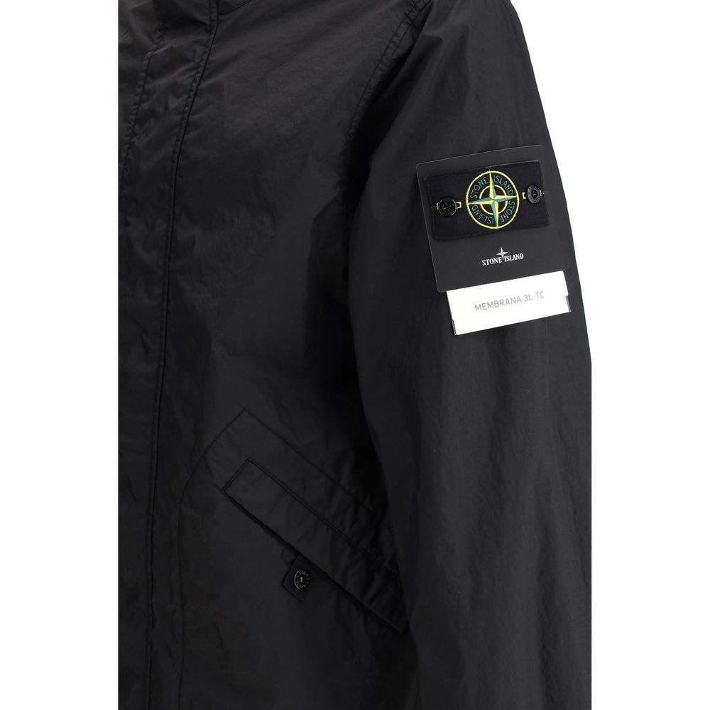 Stone Island Waterproof Jacket with hood