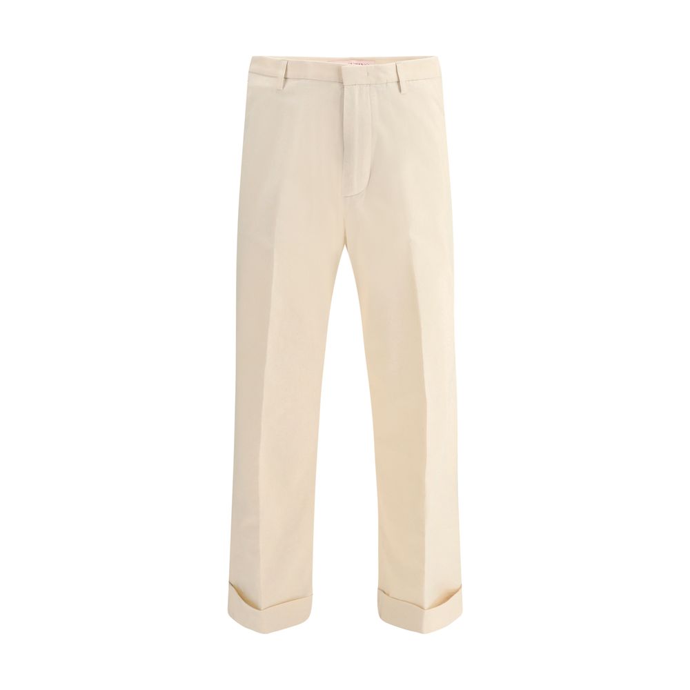 Valentino Pap Wide leg cotton Pants