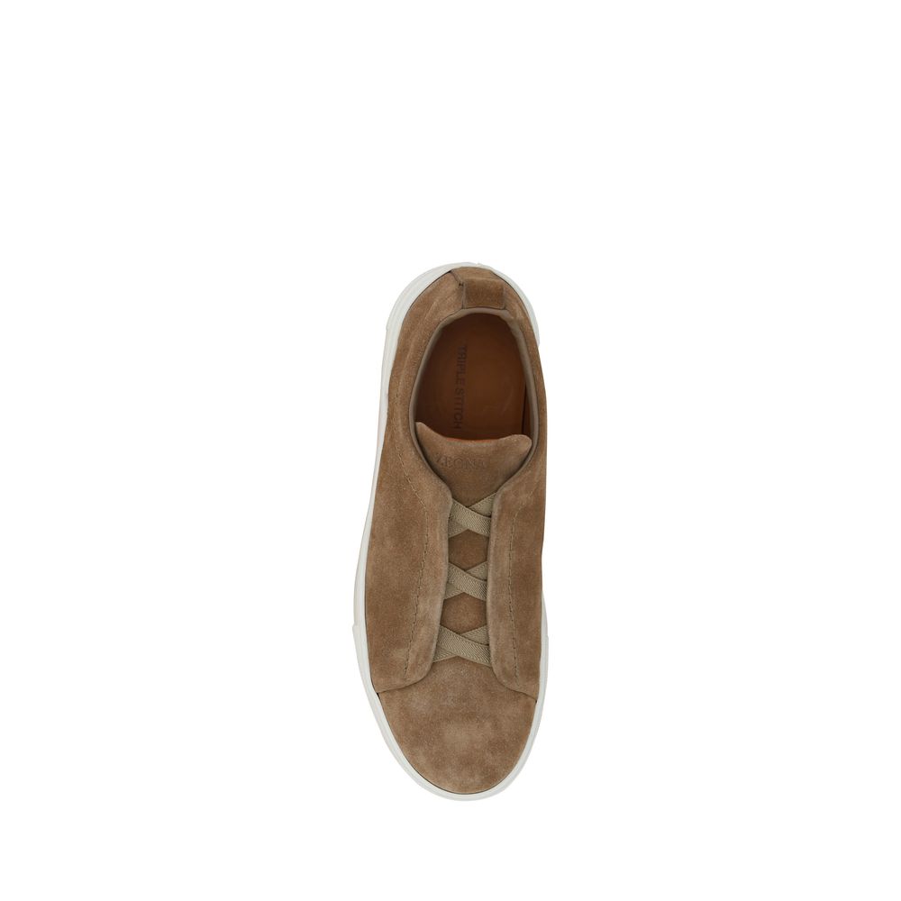 ZEGNA Suede leather Sneakers