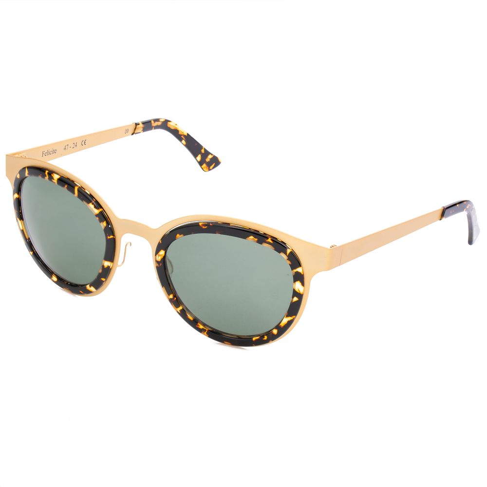 LGR Gold Stainless Steel Sunglasses