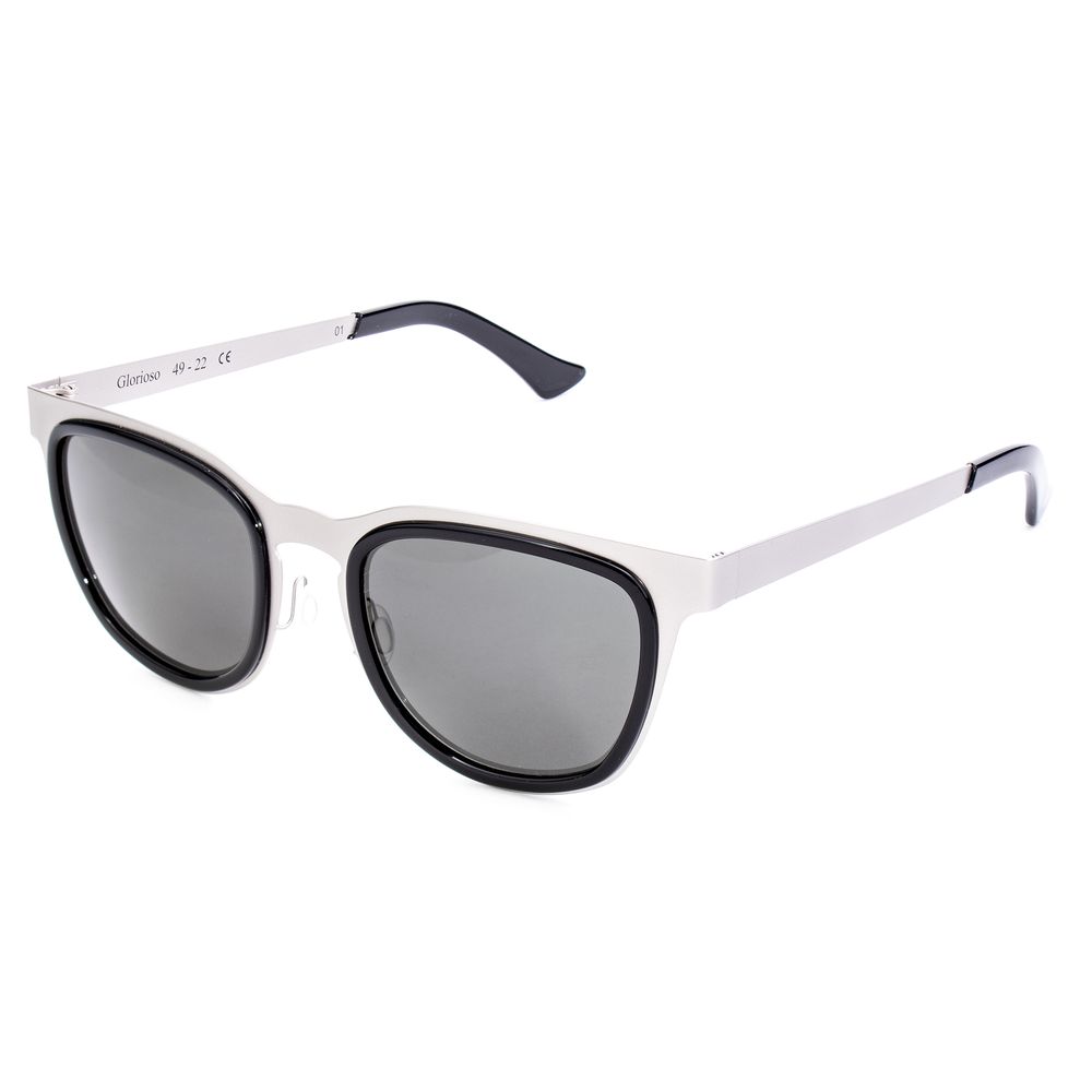 LGR Gray Stainless Steel Sunglasses