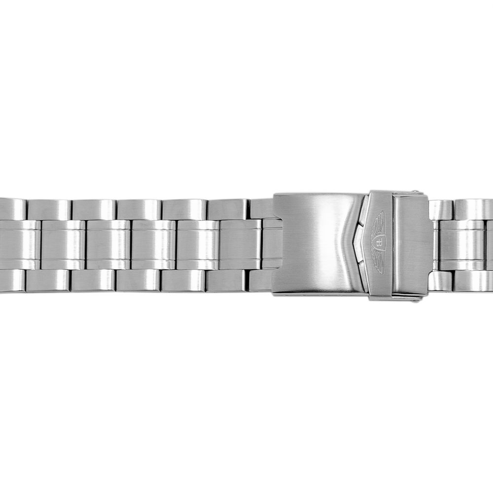 Bobroff Silver Steel Watch