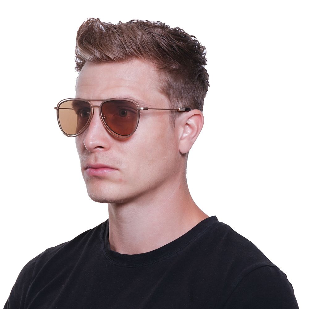 Yohji Yamamoto Gold Men Sunglasses