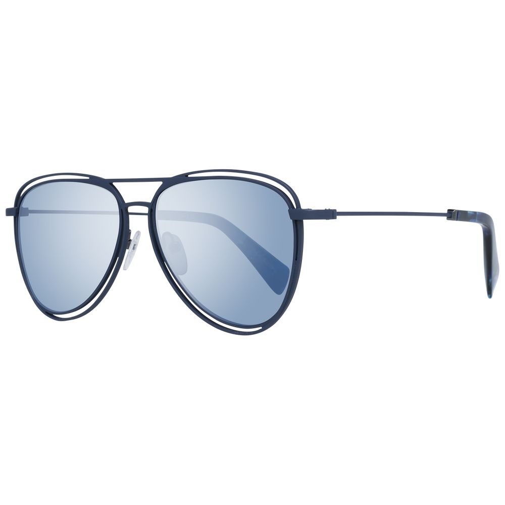 Yohji Yamamoto Blue Men Sunglasses