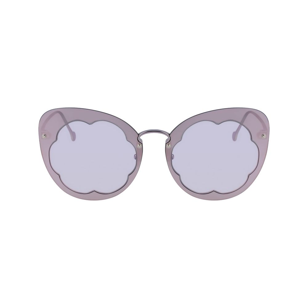 Salvatore Ferragamo Purple Metal Sunglasses