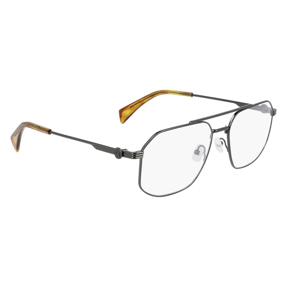 Lanvin Gray Metal Frames