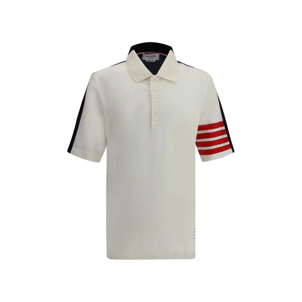 Thom Browne Polo Shirt whit iconic bands