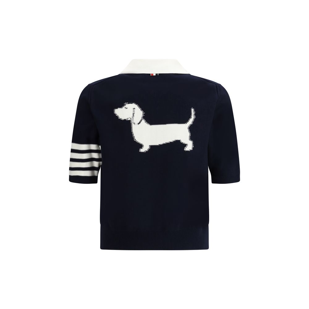 Thom Browne Polo Shirt whit iconic bands