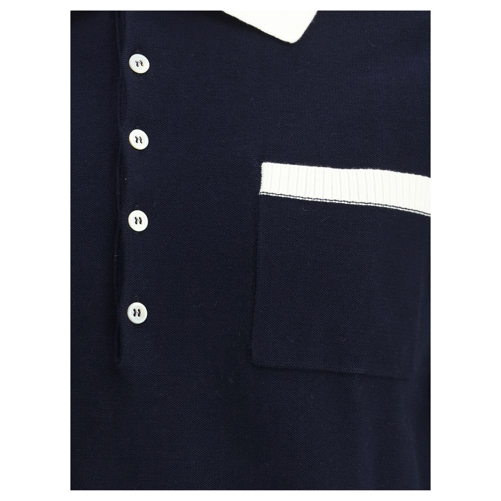 Thom Browne Polo Shirt whit iconic bands