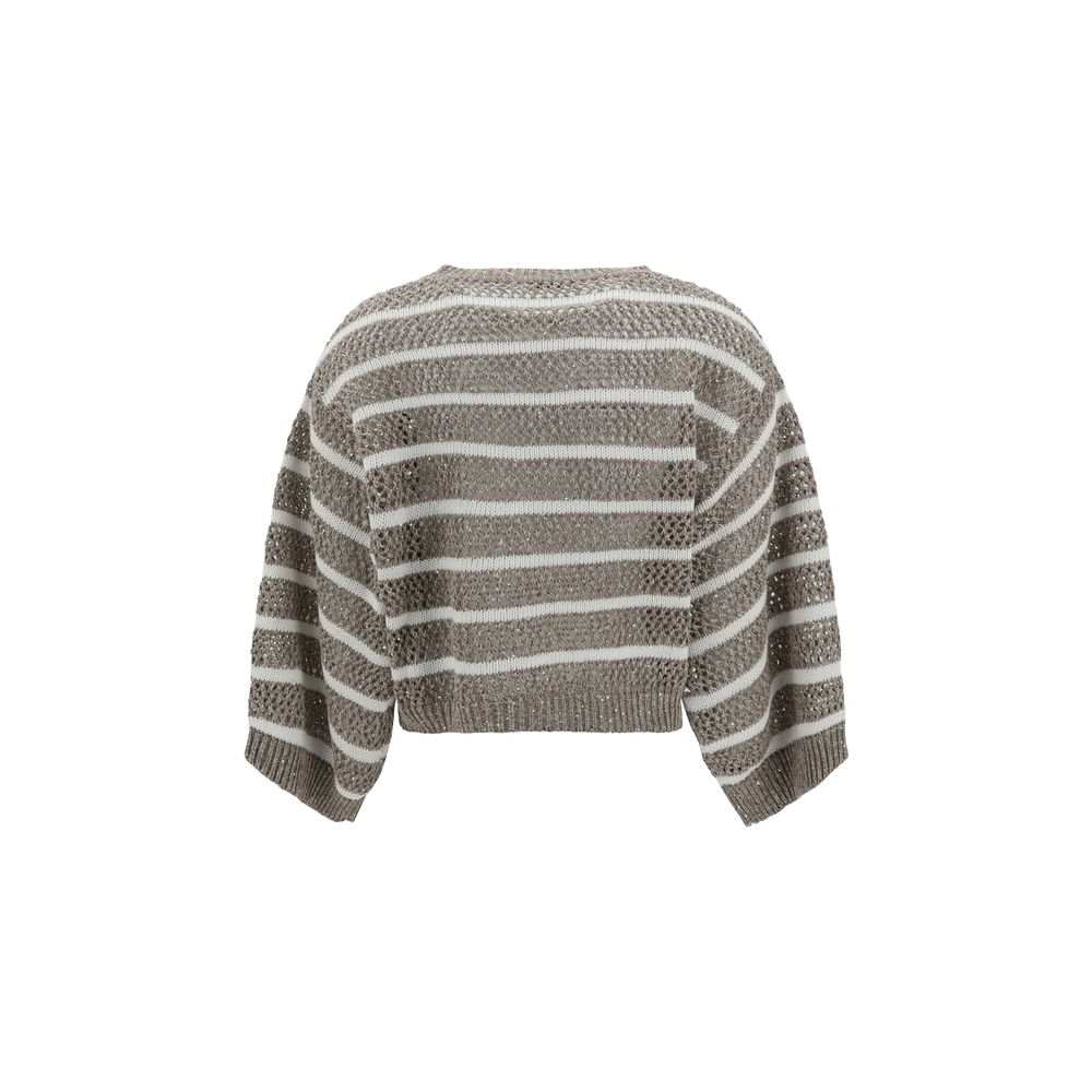 Brunello Cucinelli Sweater in perforated knit