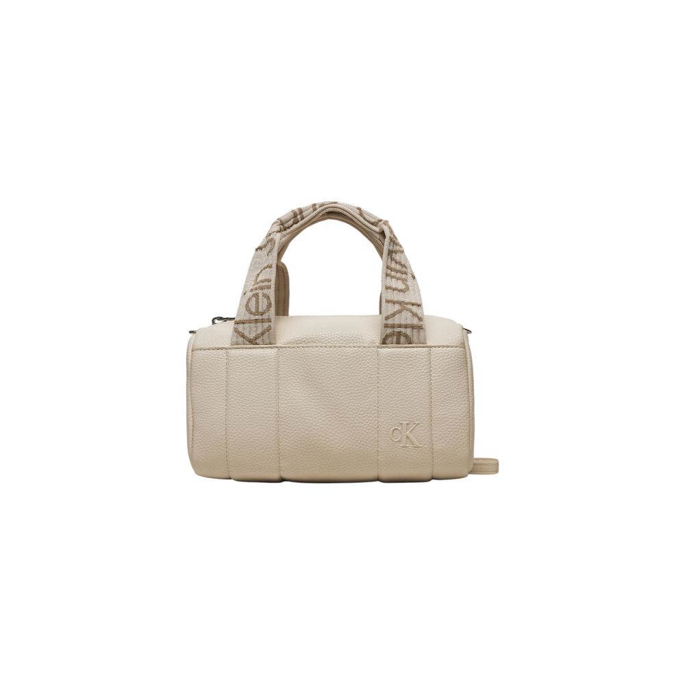 Calvin Klein Jeans Cream Polyethylene Handbag