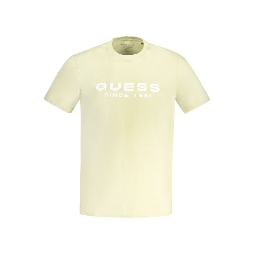 Guess Jeans Green Cotton Men T-Shirt