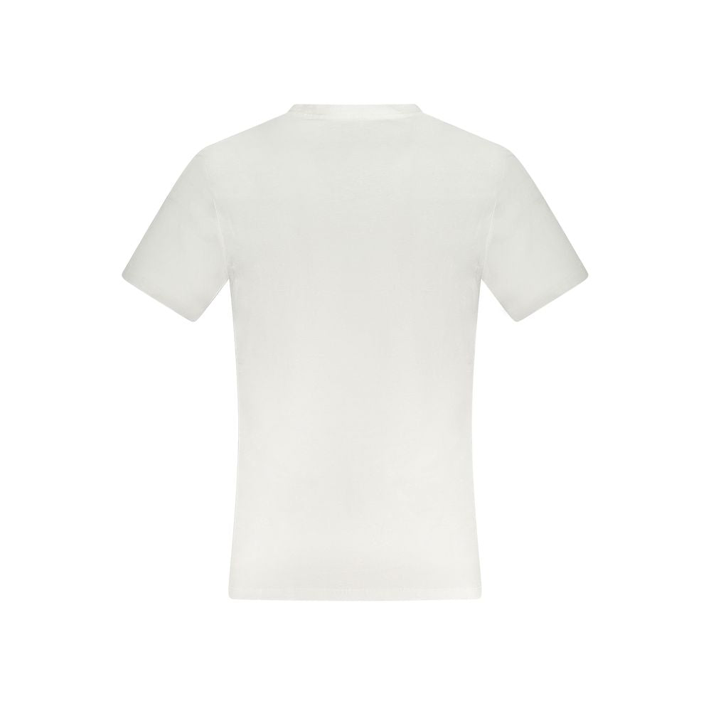 Guess Jeans White Cotton Men T-Shirt