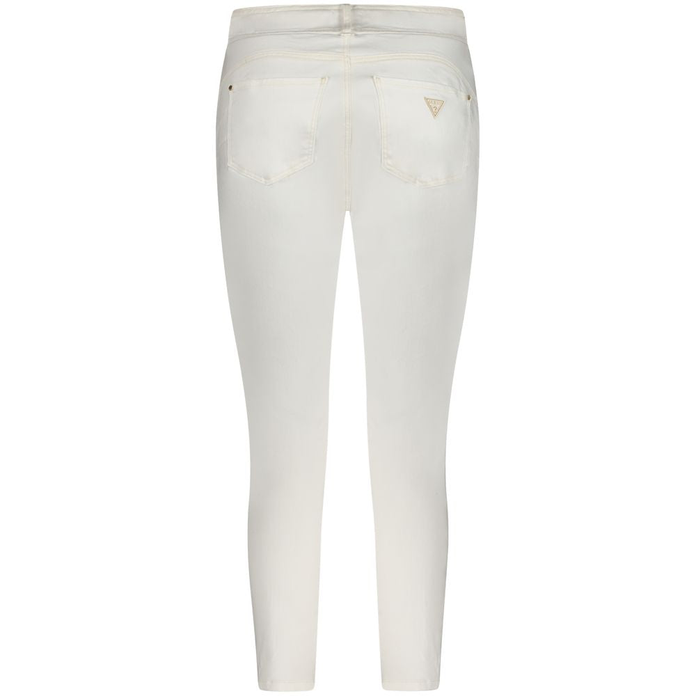 Guess Jeans White Cotton Women Jeans