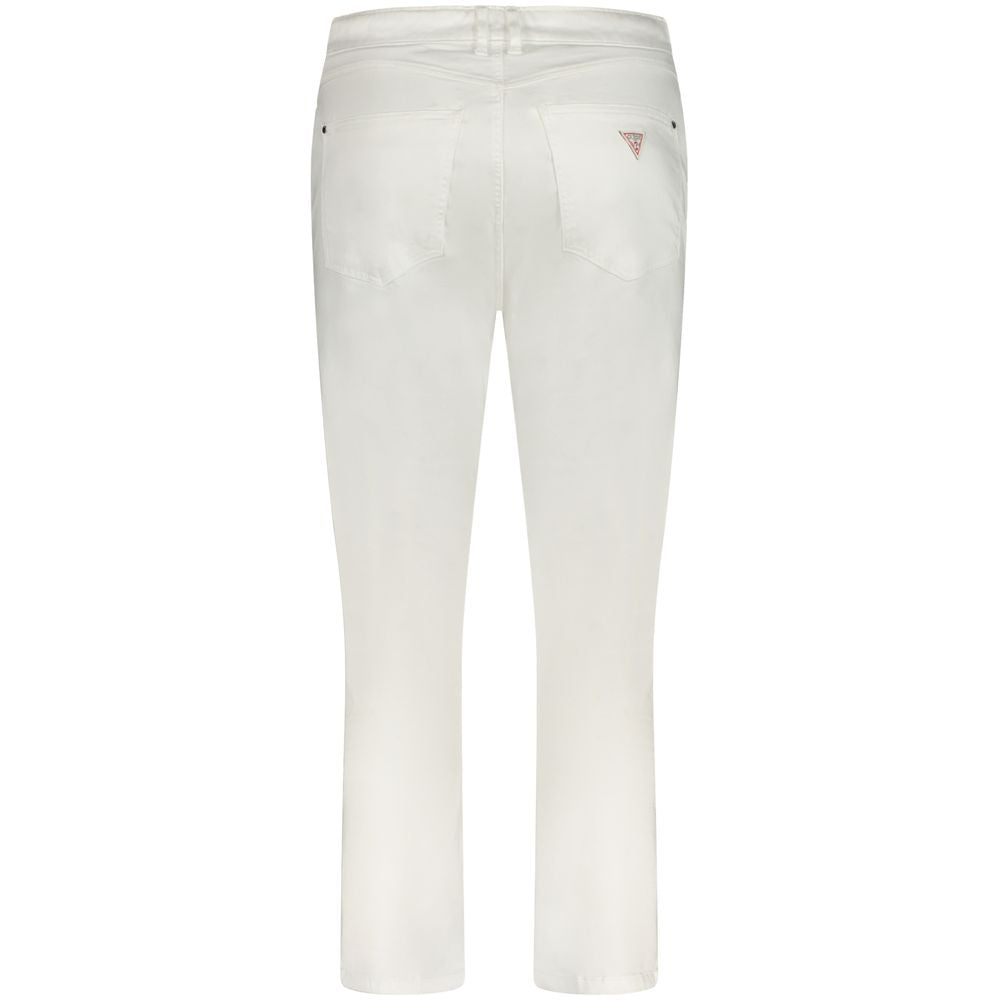 Guess Jeans White Lyocell Women Jeans