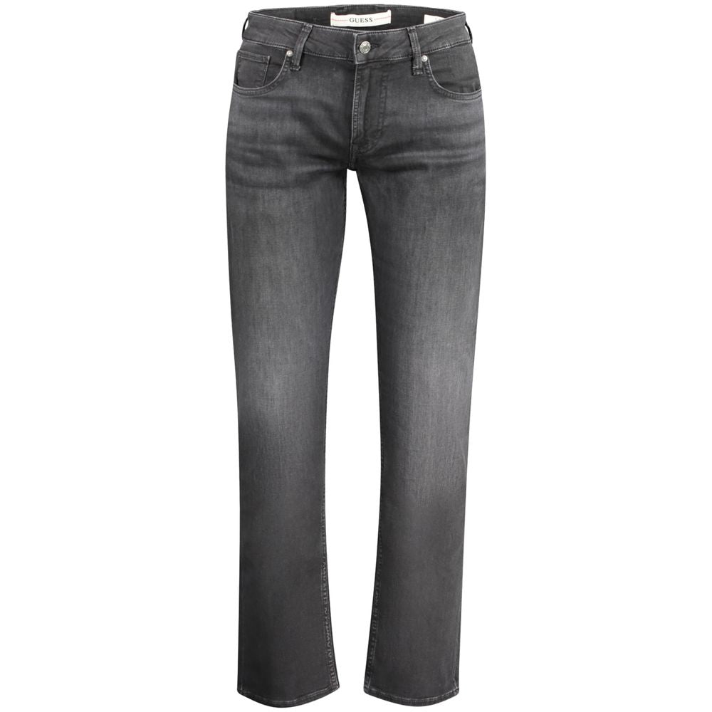 Guess Jeans Black Cotton Men Jeans