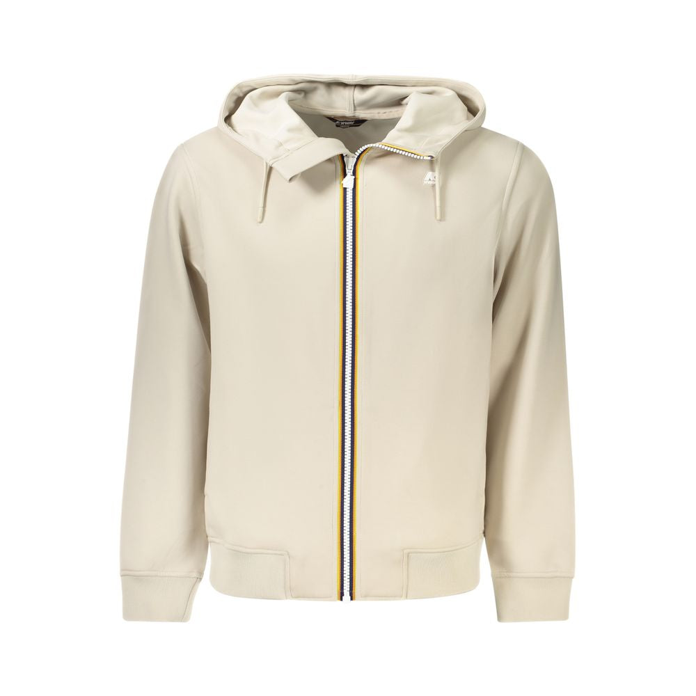 K-WAY Beige Polyester Men Sweater