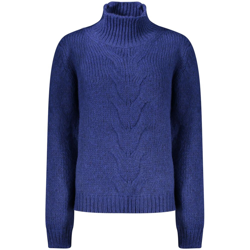 K-WAY Blue Wool Women Sweater