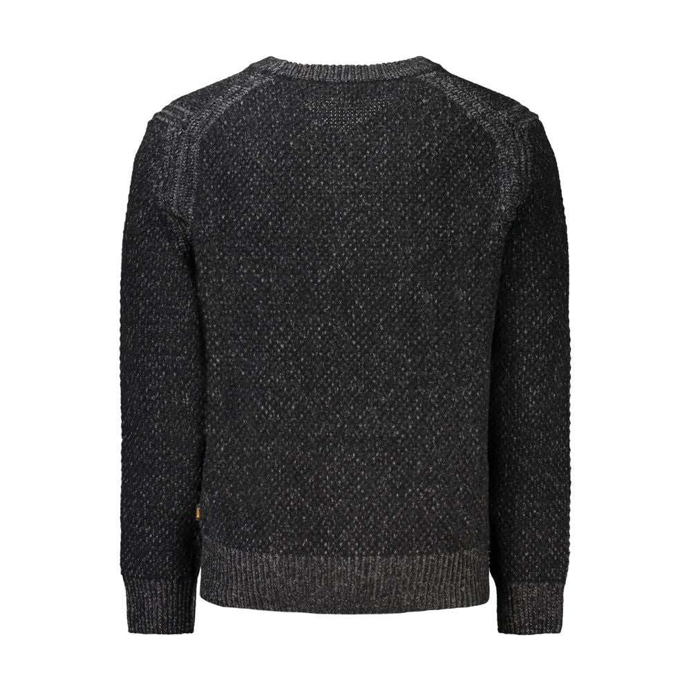 Hugo Boss Black Wool Men Sweater