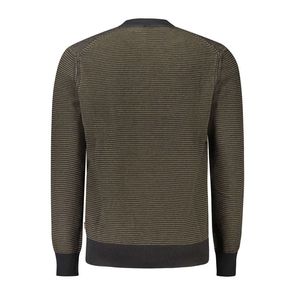 Hugo Boss Black Cotton Men Sweater