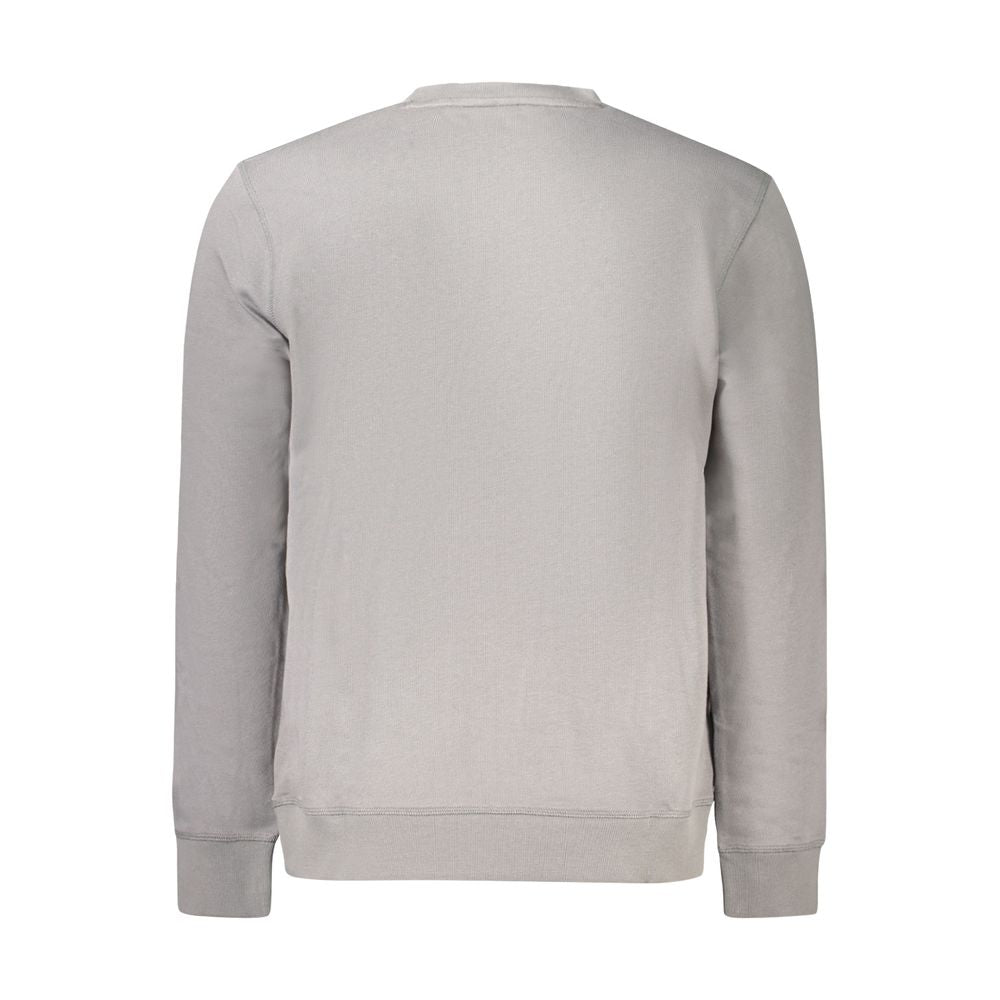 Hugo Boss Gray Cotton Men Sweater