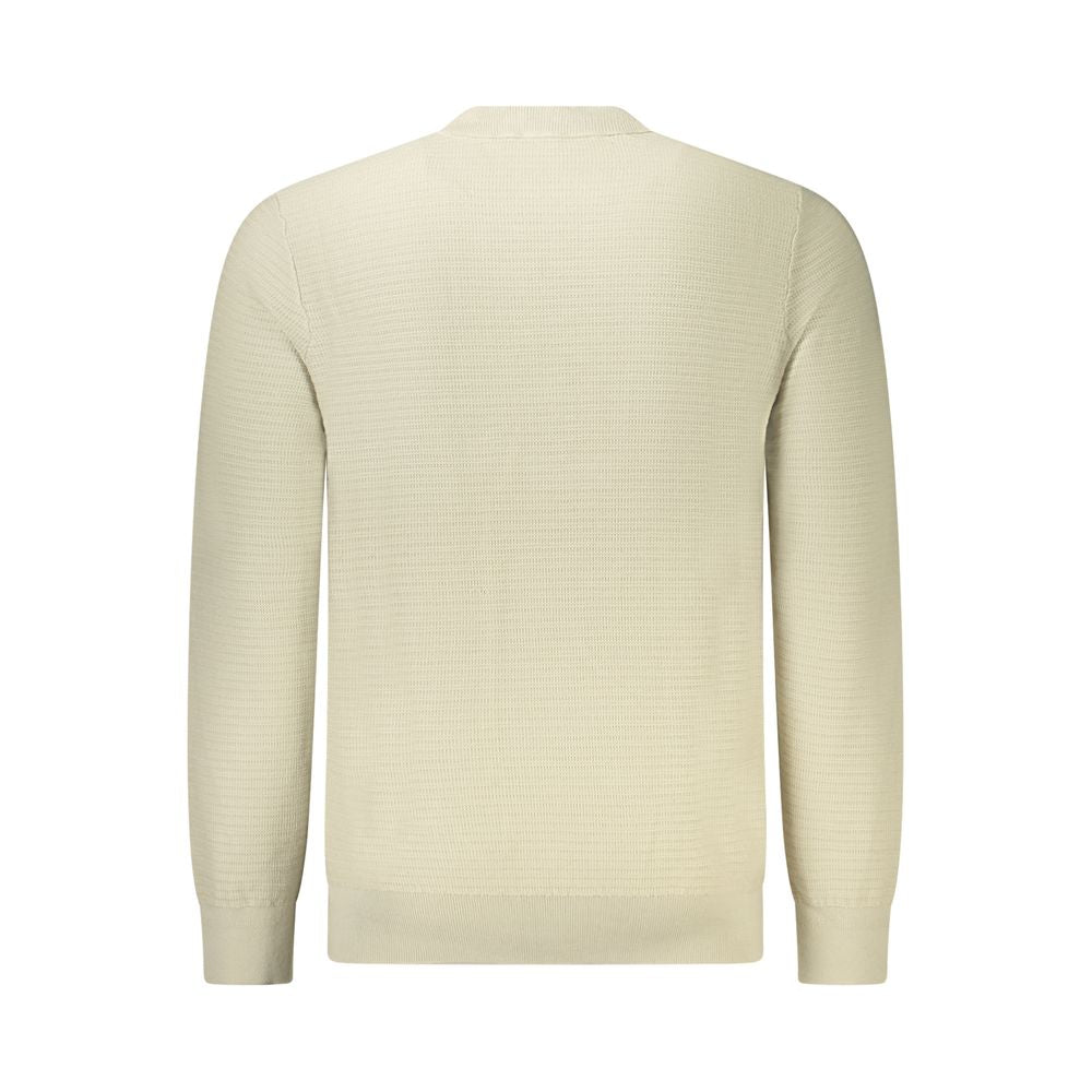 Hugo Boss Beige Cotton Men Sweater