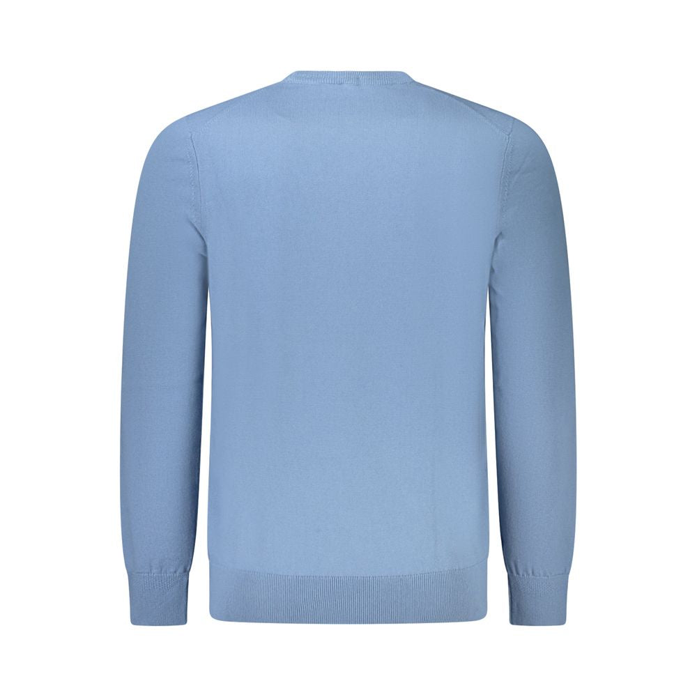 Hugo Boss Light Blue Cotton Men Sweater