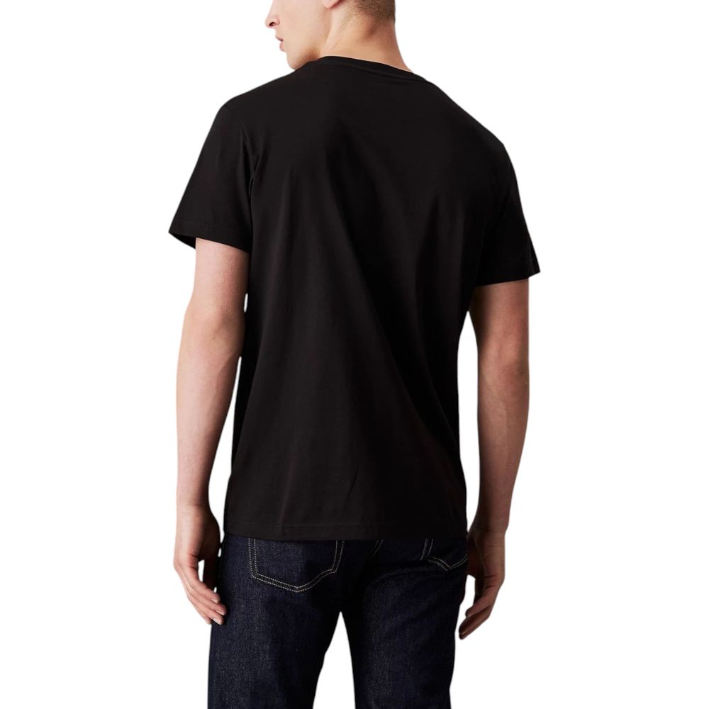 Calvin Klein Jeans Black Cotton T-Shirt