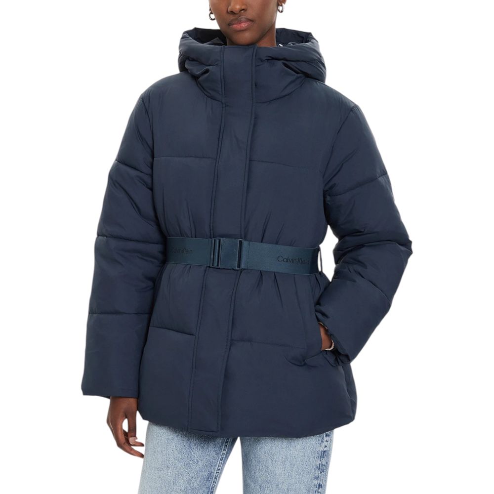 Calvin Klein Jeans Blue Nylon Jackets & Coat