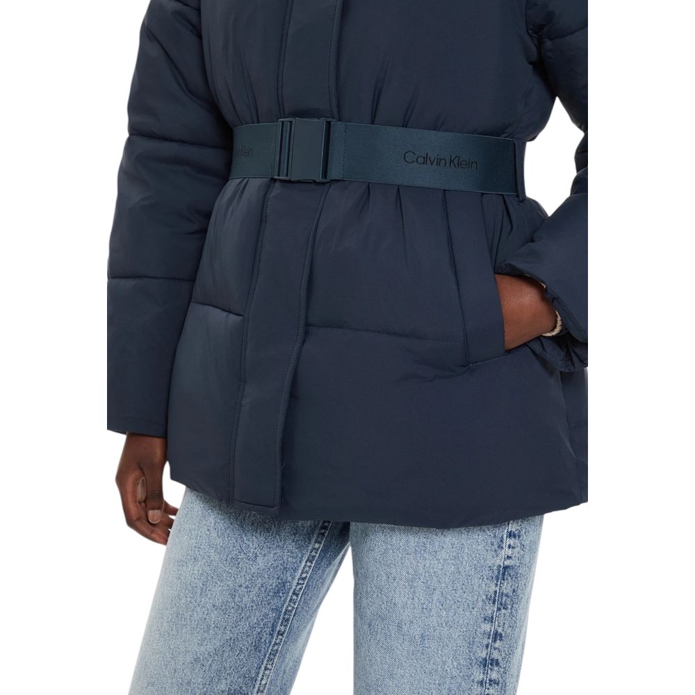 Calvin Klein Jeans Blue Nylon Jackets & Coat