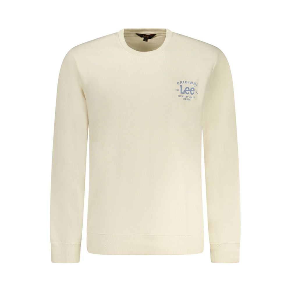 Lee Beige Cotton Men Sweater