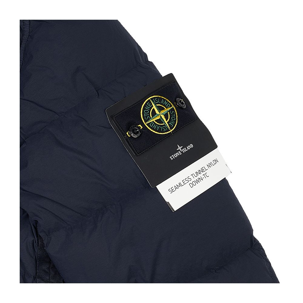 Stone Island Blue Nylon Jacket