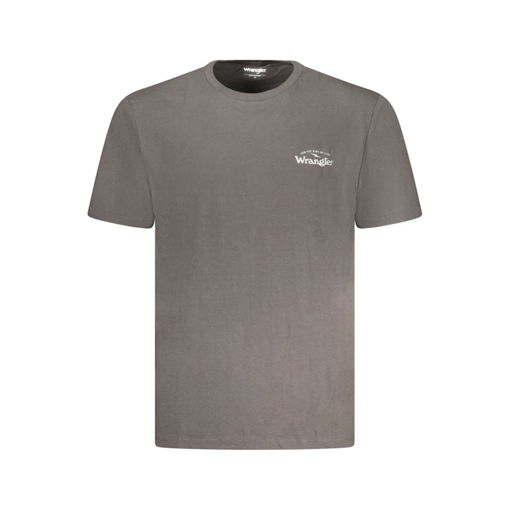 Wrangler Black Cotton T-Shirt