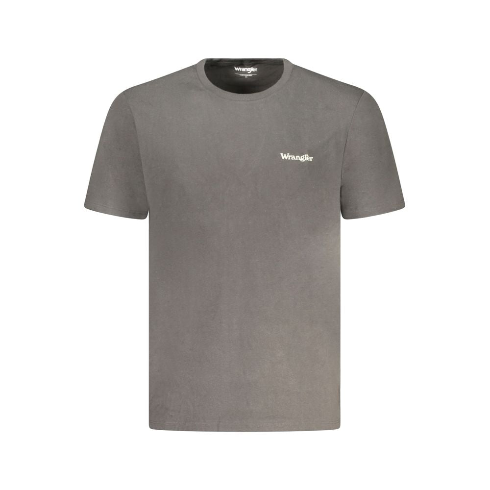 Wrangler Black Cotton T-Shirt