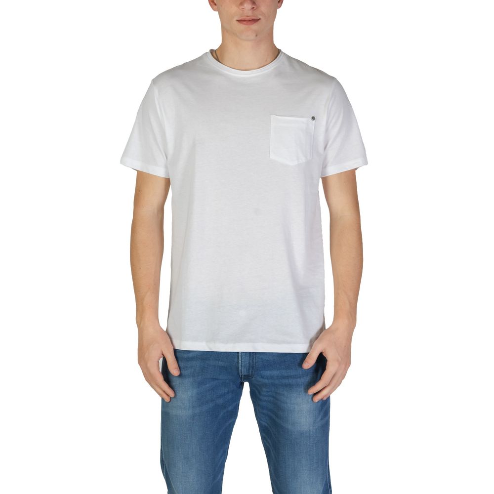 Richfield White Cotton T-Shirt