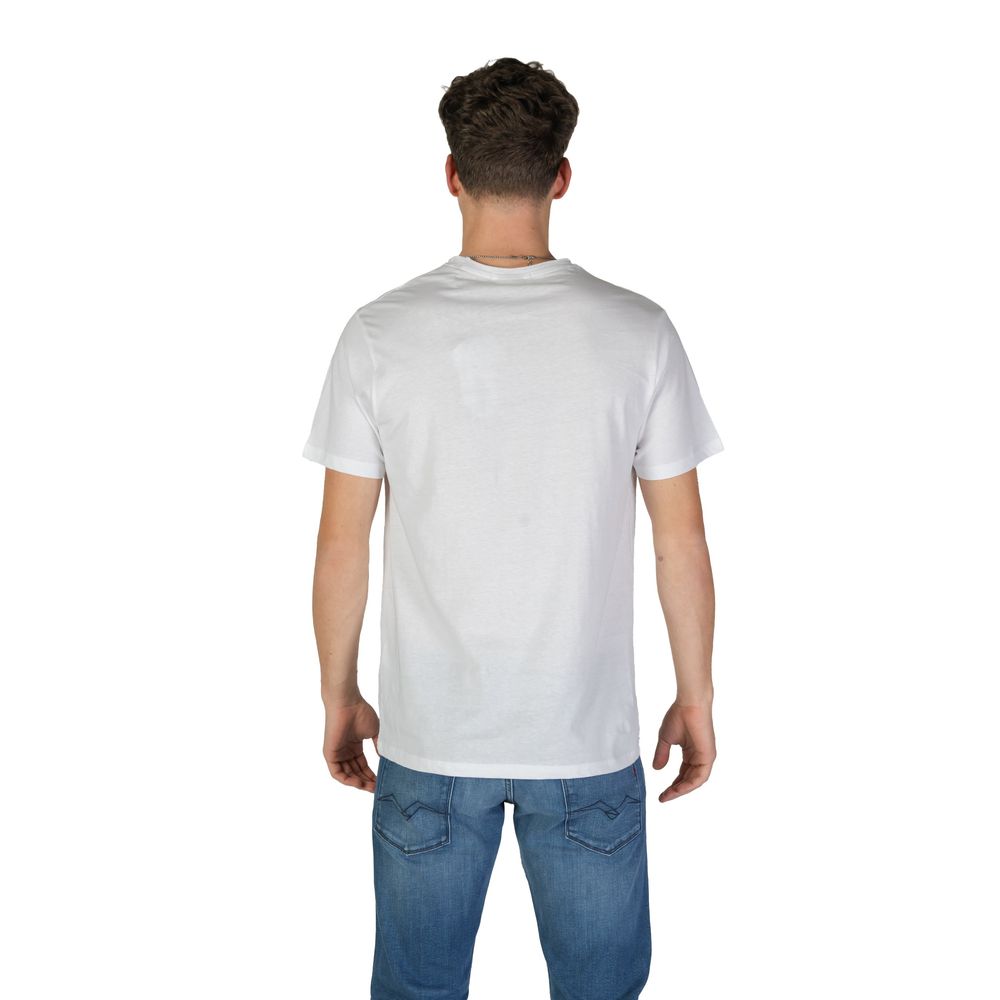 Richfield White Cotton T-Shirt