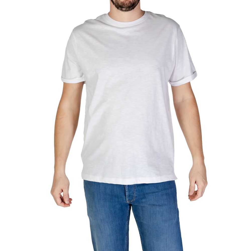Richfield White Cotton T-Shirt