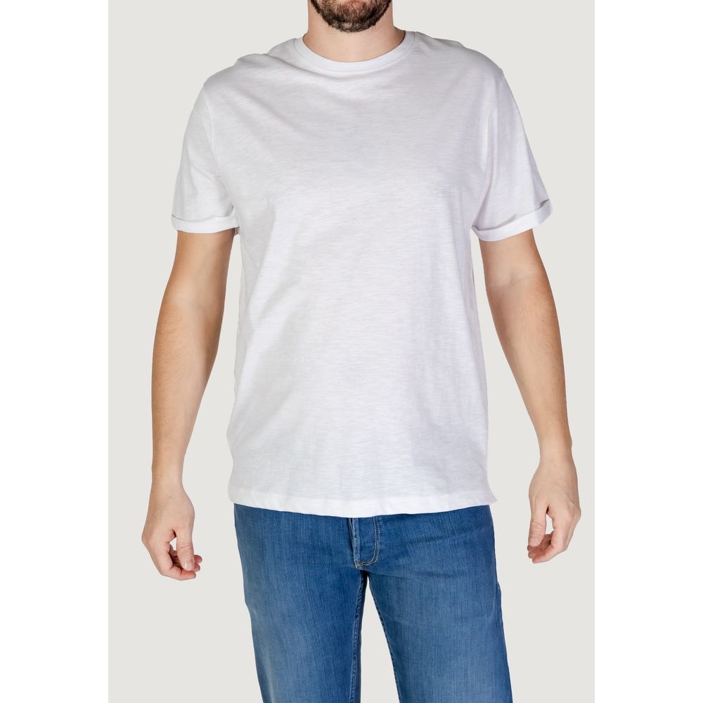 Richfield White Cotton T-Shirt