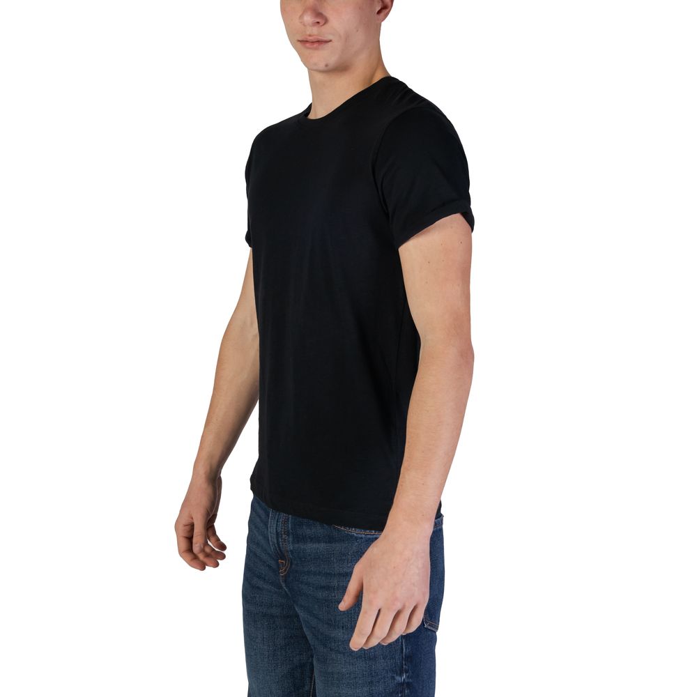 Richfield Black Cotton T-Shirt