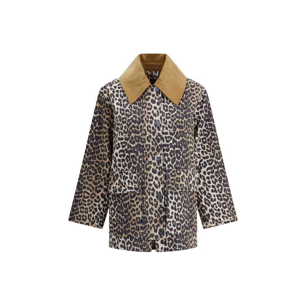 Ganni Leopard Jacket
