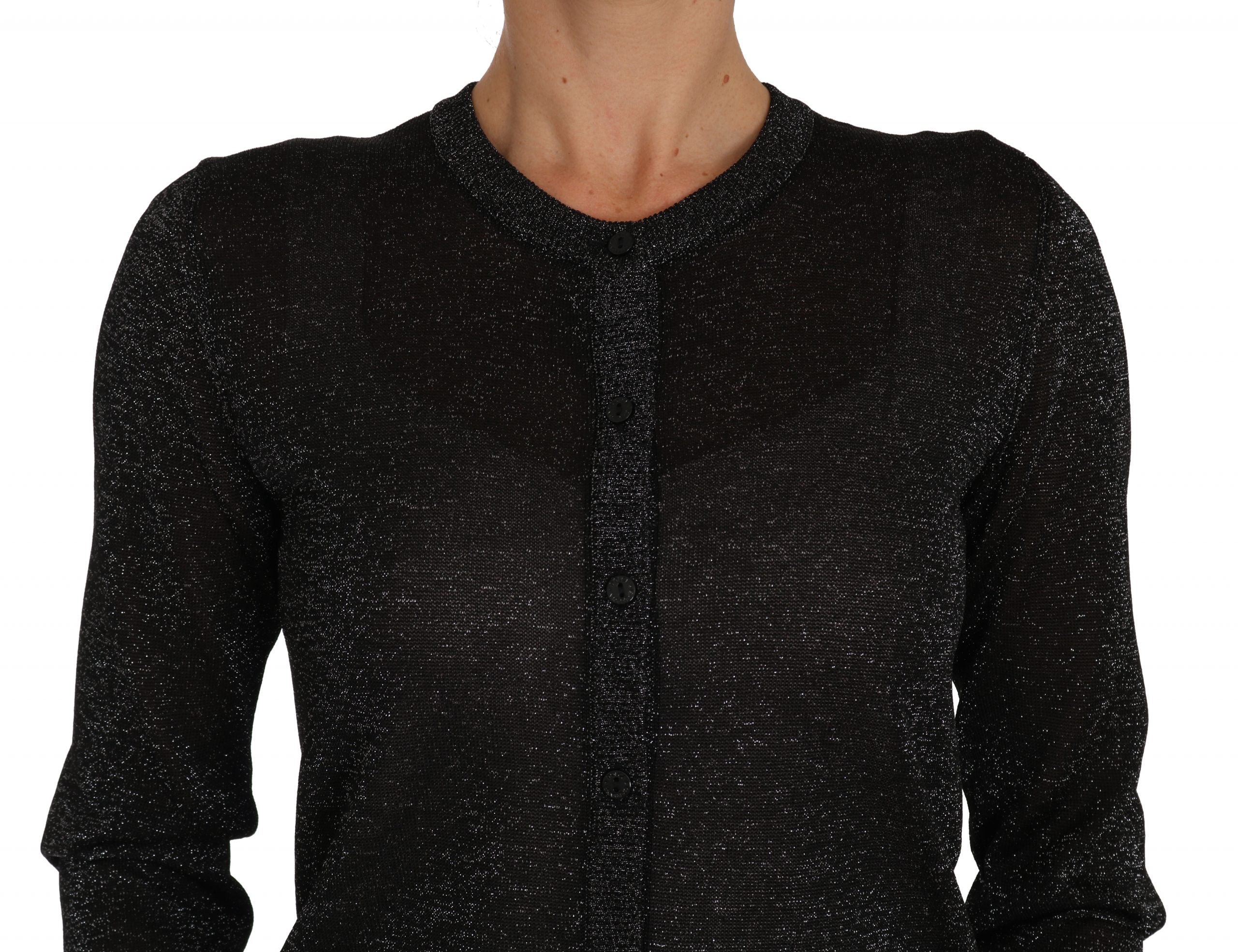 Dolce & Gabbana Elegant Black Lightweight Cardigan