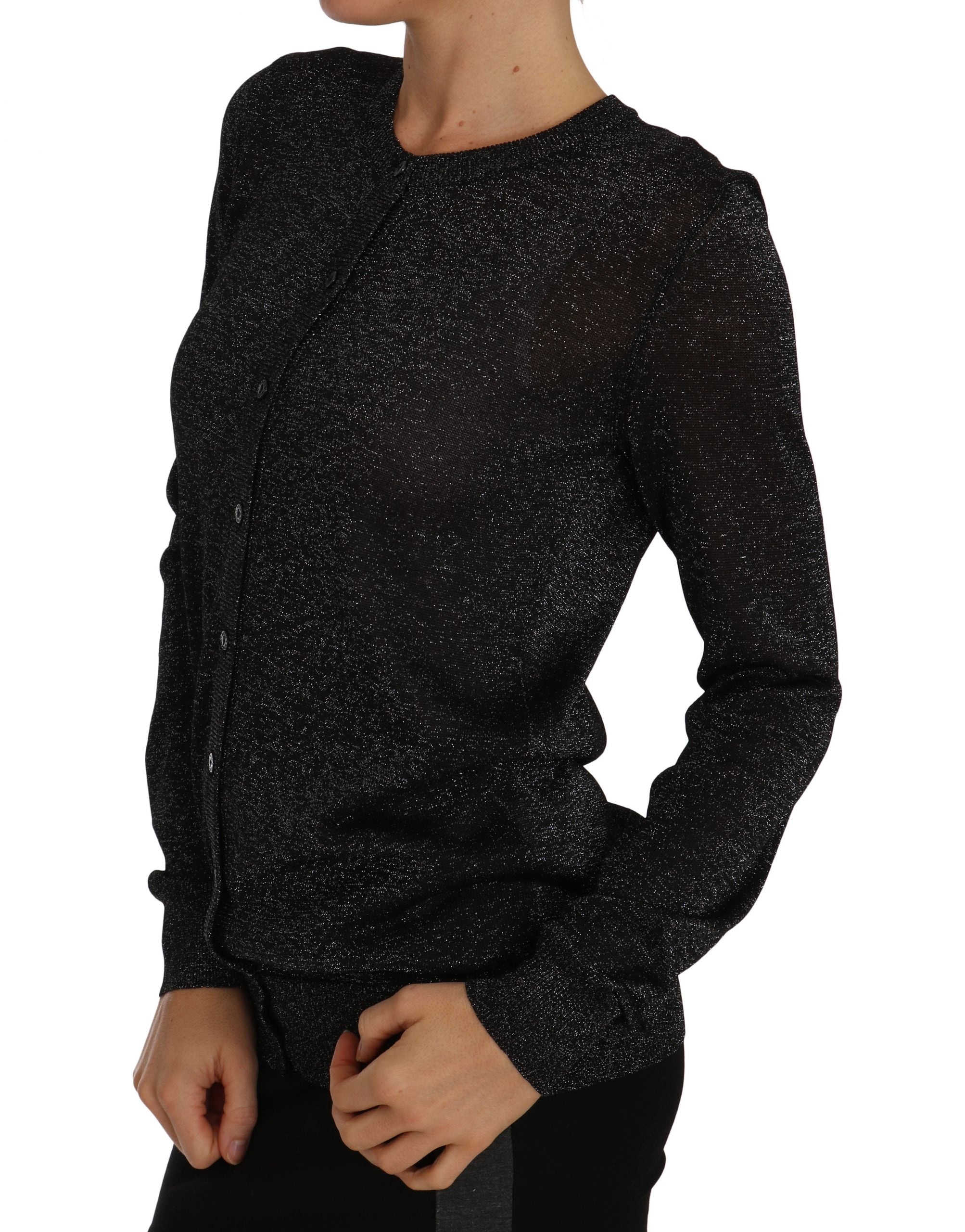 Dolce & Gabbana Elegant Black Lightweight Cardigan