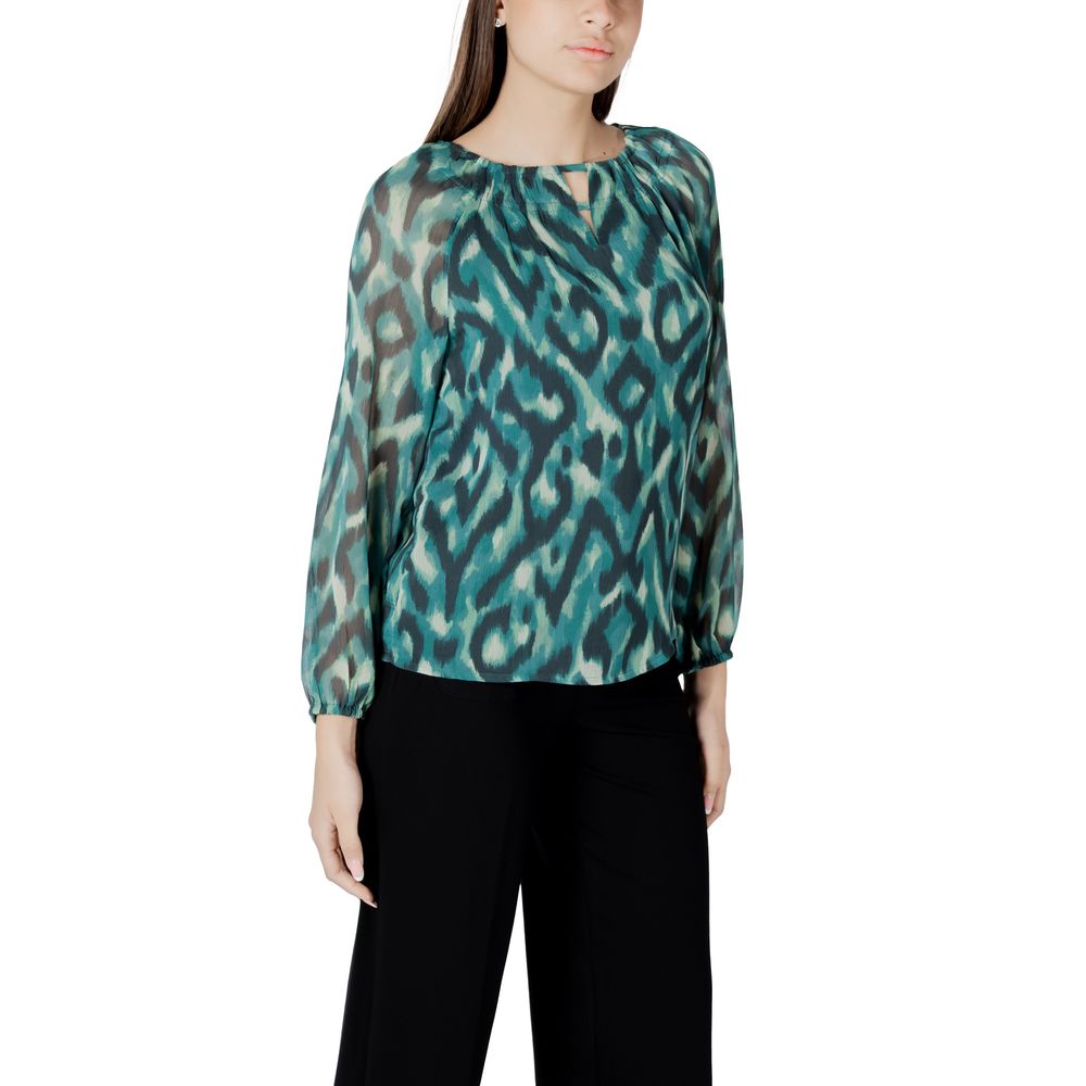 Street One Green Polyester Shirt