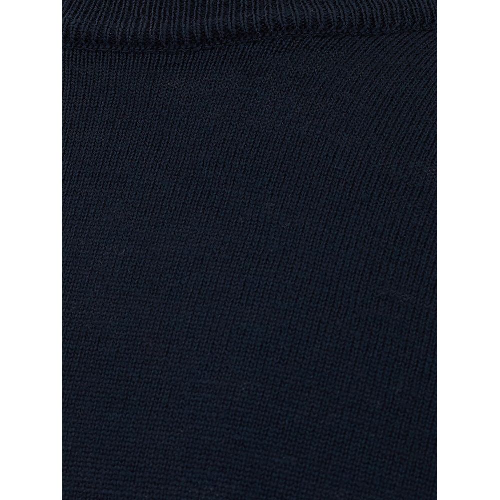 FERRANTE Elegant Blue Wool Sweater for Men