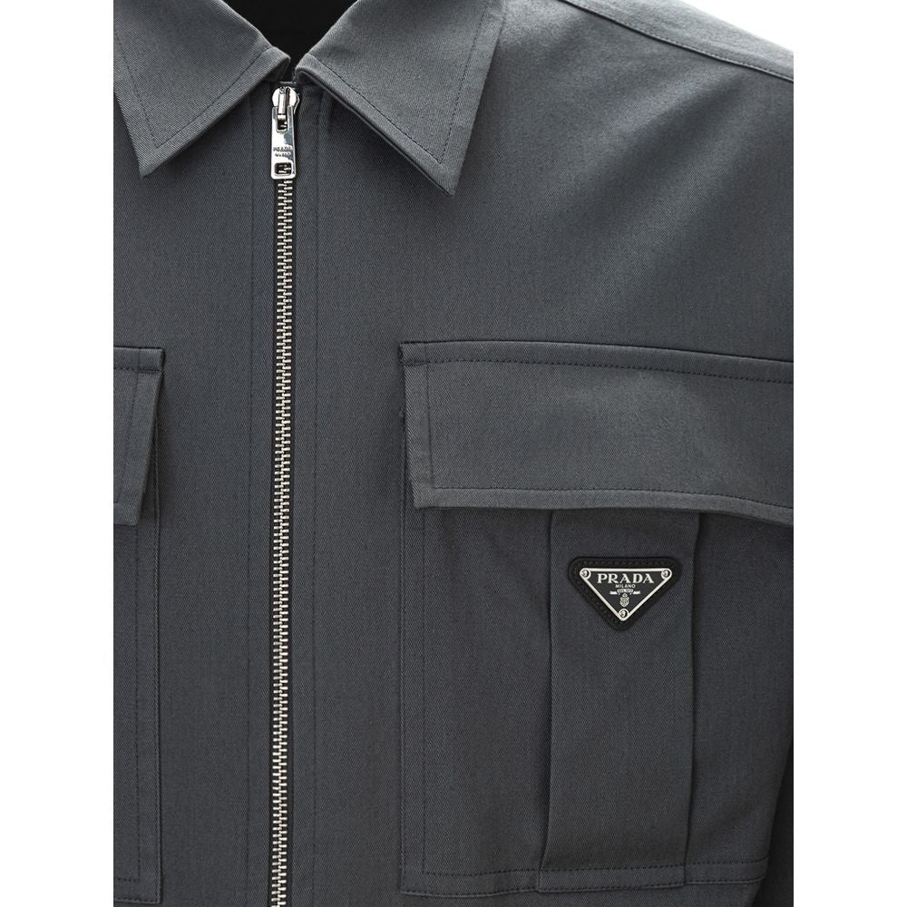 Prada Brown Cotton Shirt